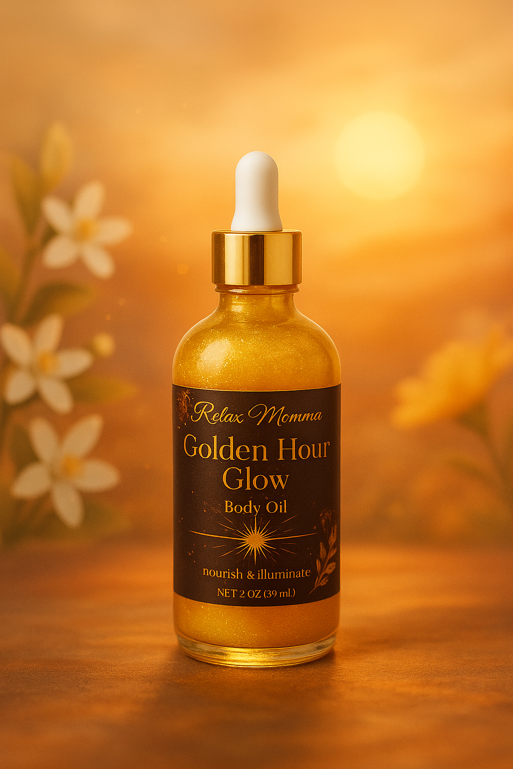 Golden Hour Glow Body Oil