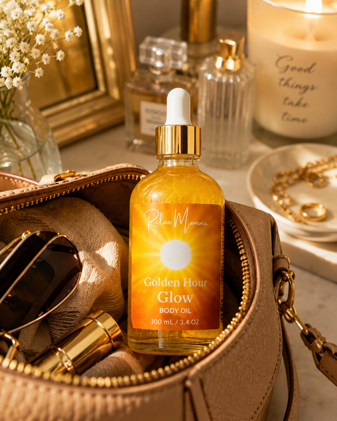 Golden Hour Glow Body Oil